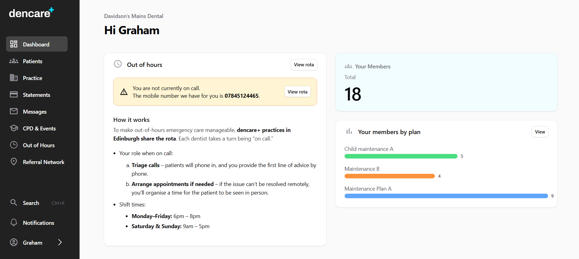 Rotas and scheduling